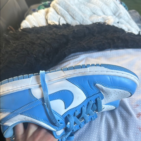 Nike Blue and White Sneakers Classic Retro Design - Picture 3 of 5